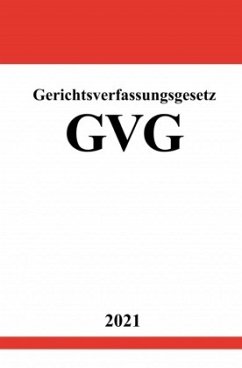 Cover Gerichtsverfassungsgesetz (GVG)