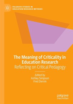 The Meaning of Criticality in Education Research