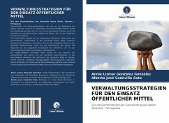 VERWALTUNGSSTRATEGIEN FÜR DEN EINSATZ ÖFFENTLICHER MITTEL - González González, Annie Lizmar;Cadevilla Soto, Alberto José