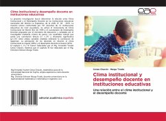 Clima institucional y desempeño docente en instituciones educativas - Chacón, Cenas;Tirado, Murga