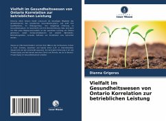 Vielfalt im Gesundheitswesen von Ontario Korrelation zur betrieblichen Leistung - Grigoras, Dianna