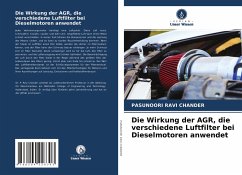 Die Wirkung der AGR, die verschiedene Luftfilter bei Dieselmotoren anwendet - CHANDER, PASUNOORI RAVI