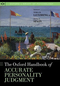 The Oxford Handbook of Accurate Personality Judgment (eBook, PDF)