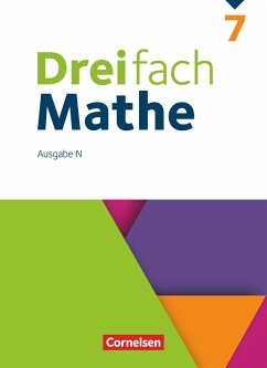 Dreifach Mathe 7. Schuljahr. Niedersachsen - Schülerbuch - Egan, Ute;Heckner, Klaus;Neumann, Jana;Wennekers, Udo
