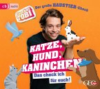 Der große Haustier-Check: Katze, Hund, Kaninchen / Checker Tobi Bd.5 (CD)
