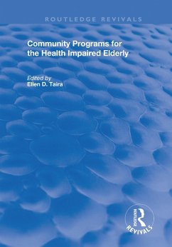 Cover Community Programs for the Health Impaired Elderly (eBook, PDF)
