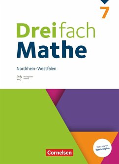 Dreifach Mathe 7. Schuljahr. Nordrhein-Westfalen - Schülerbuch - Egan, Ute;Heckner, Klaus;Neumann, Jana;Wennekers, Udo