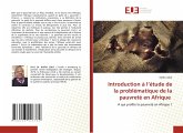 Introduction à l¿étude de la problématique de la pauvreté en Afrique