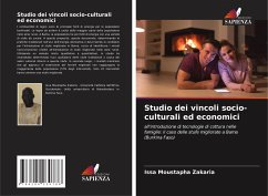 Studio dei vincoli socio-culturali ed economici - Zakaria, Issa Moustapha