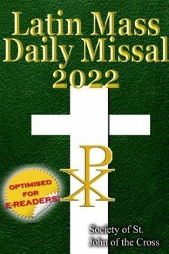 The Latin Mass Daily Missal 2022 (eBook, ePUB) - of the Cross, Society of St. John