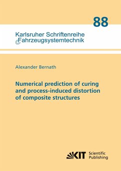 Numerical prediction of curing and process-induced distortion of composite structures