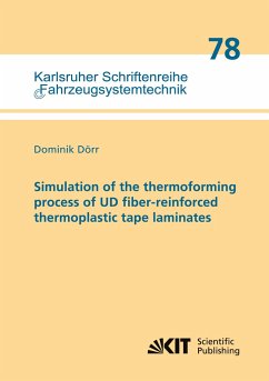 Simulation of the thermoforming process of UD fiber-reinforced thermoplastic tape laminates
