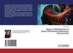 Note on Deficiencies of Some Differential-difference Polynomials - Dey, Priyanka