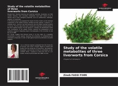 Study of the volatile metabolites of three liverworts from Corsica - FASSI FIHRI, Zineb