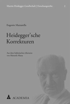 Heidegger'sche Korrekturen - Mazzarella, Eugenio