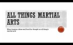 All Things Martial Arts (eBook, ePUB)