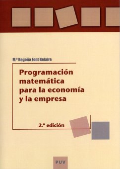 Programación matemática para la economía y la empresa (eBook, PDF) - Font Belaire, M. ª Begoña