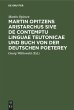 Martin Opitzens Aristarchus sive de... - Bild 1