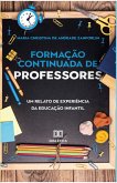 Formação Continuada de Professores (eBook, ePUB)