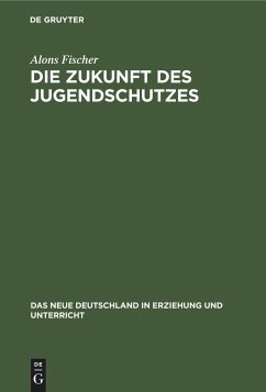 Die Zukunft des Jugendschutzes - Fischer, Alons