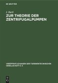 Zur Theorie der Zentrifugalpumpen