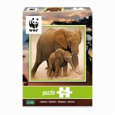 WWF Puzzle 7230207 - Afrikanische Elefanten, Puzzle, 100 Teile