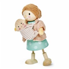 Tender Leaf 7508144 - Puppe Mrs. Goodwood mit Baby, Puppenhaus-Zubehör, 2-teilig