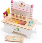 Tender Leaf 7508236 - Eiswagen, Ice Cream Cart, Spielset, Holz, 15-teilig