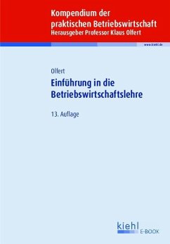 Einführung in die Betriebswirtschaftslehre (eBook, PDF) - Olfert, Klaus