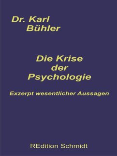 Die Krise der Psychologie (eBook, ePUB) - Bühler, Karl