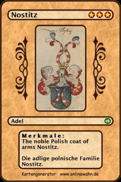 The noble Polish coat of arms Nostitz. Die adlige polnische Familie Nostitz. (eBook, ePUB)