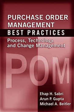 Purchase Order Management Best Practices (eBook, ePUB) - Sabri, Ehap
