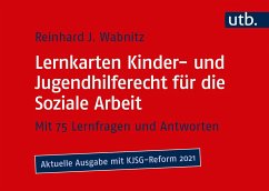 Lernkarten Kinder- und Jugendhilferecht für die Soziale Arbeit - Wabnitz, Reinhard J.