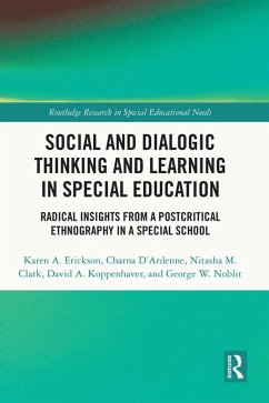 Cover Social and Dialogic Thinking and Learning in Special Education (eBook, ePUB)