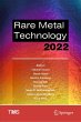 Rare Metal Technology 2022 - Bild 1