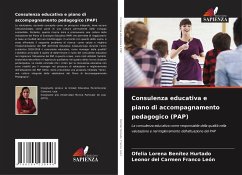 Consulenza educativa e piano di accompagnamento pedagogico (PAP) - Benítez Hurtado, Ofelia Lorena;Franco León, Leonor del Carmen