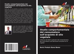 Studio comportamentale del consumatore sull'acquisto di olio vegetale - Kana Nomo, Boris Protais