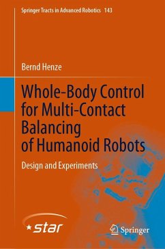 Whole-Body Control for Multi-Contact Balancing of Humanoid Robots (eBook, PDF) - Henze, Bernd
