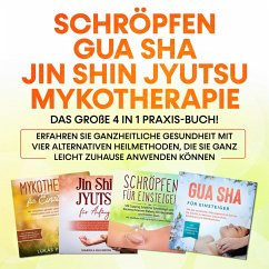 Schröpfen   Gua Sha   Jin Shin Jyutsu   Mykotherapie: Das große 4 in 1 Praxis-Buch! Erfahren Sie ganzheitliche Gesundheit mit vier alternativen Heilmethoden, die Sie ganz leicht zuhause anwenden können (MP3-Download) - Grapengeter, Lorina