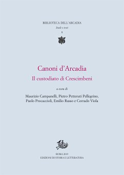 Canoni d'Arcadia (eBook, PDF) - Petteruti Pellegrino, Pietro