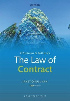 O'Sullivan & Hilliard's The Law of Contract - O'Sullivan, Janet (Fellow and Vice-Master of Selwyn College, Fellow