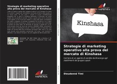 Strategie di marketing operativo alla prova del mercato di Kinshasa - Timi, Dieudonné