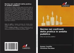 Norme nei confronti della pratica in ambito pubblico - Castillo, Gumer;Pacubas, Christina