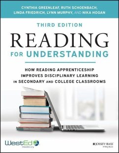 Reading for Understanding - Greenleaf, Cynthia (Reading Apprenticeship; WestEd); Schoenbach, Ruth (Reading Apprenticeship); Friedrich, Linda (Reading Apprenticeship; WestEd)