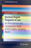 Doctoral Degree Programs in Law (eBook, PDF)