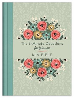 The 3-Minute Devotions for Women KJV Bible [Mint Bouquet] - Compiled By Barbour Staff