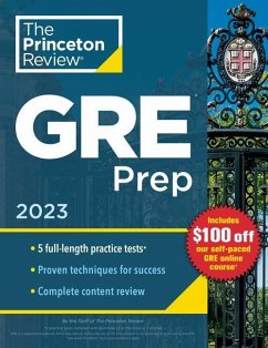Princeton Review GRE Prep, 2023: 5 Practice Tests + Review & Techniques + Online Features - Princeton Review