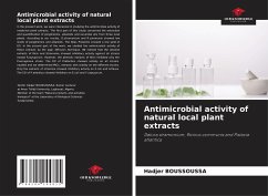 Cover Antimicrobial activity of natural local plant extracts