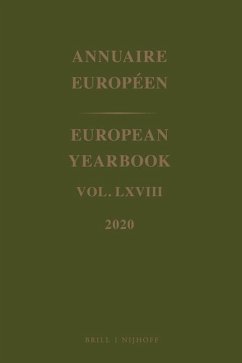 European Yearbook / Annuaire Européen, Volume 68 (2020)