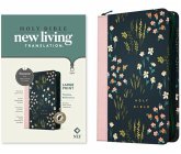 NLT Large Print Thinline Reference Zipper Bible, Filament Enabled (Leatherlike, Meadow Navy & Pink, Indexed, Red Letter) NLT Large Print Thinline Reference Zipper Bible, Filament Enabled (Leatherlike, Meadow Navy & Pink, Indexed, Red Letter)